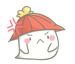 cute Mochi ghost sticker #8425844