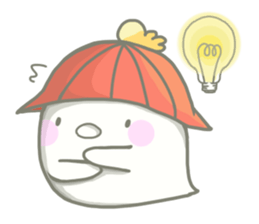 cute Mochi ghost sticker #8425846