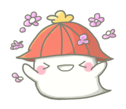 cute Mochi ghost sticker #8425850