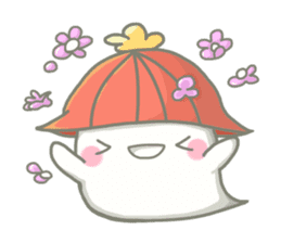 cute Mochi ghost sticker #8425850