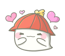 cute Mochi ghost sticker #8425856