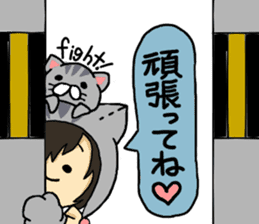 American short hair and the owner sticker #8425945