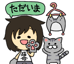 American short hair and the owner sticker #8425949