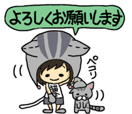 American short hair and the owner sticker #8425952