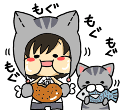 American short hair and the owner sticker #8425958