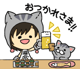 American short hair and the owner sticker #8425959