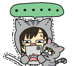 American short hair and the owner sticker #8425962