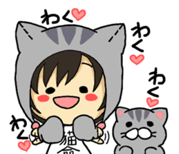 American short hair and the owner sticker #8425966