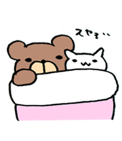 kumatan with nekotan sticker #8426089