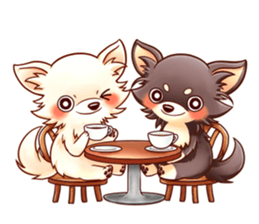 SHIROCHIWACHAN&KUROCHIWACHAN2 sticker #8426413