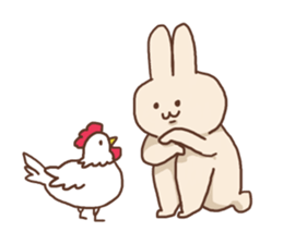 Very ordinary rabbit's sticker #8426788