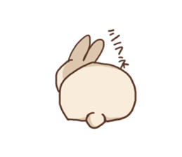 Very ordinary rabbit's sticker #8426794