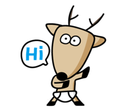 The Lost Deer, Milu sticker #8427540