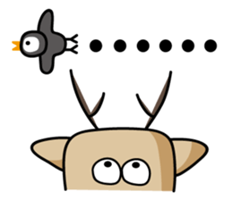 The Lost Deer, Milu sticker #8427541