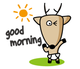 The Lost Deer, Milu sticker #8427543