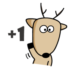 The Lost Deer, Milu sticker #8427544