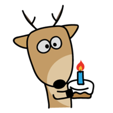 The Lost Deer, Milu sticker #8427545