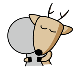 The Lost Deer, Milu sticker #8427551