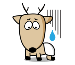 The Lost Deer, Milu sticker #8427554