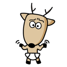 The Lost Deer, Milu sticker #8427568