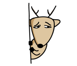 The Lost Deer, Milu sticker #8427569