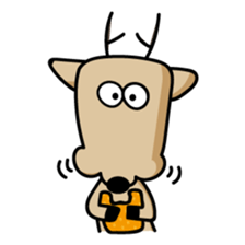 The Lost Deer, Milu sticker #8427572