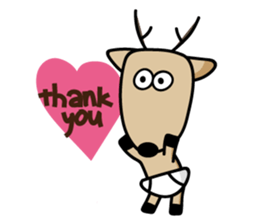 The Lost Deer, Milu sticker #8427578