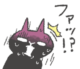 Japanese Black cat "KURONEKO" vol.3 sticker #8428077