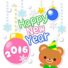 New Year Sticker 2016 sticker #8428152