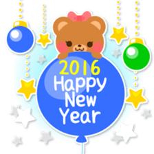 New Year Sticker 2016 sticker #8428167