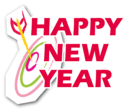 New Year greetings sticker #8428608