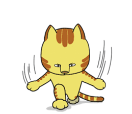 Cute cat by Torataro 2 sticker #8428907