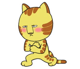 Cute cat by Torataro 2 sticker #8428928