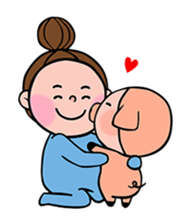Saosha&Piggy sticker #8429015