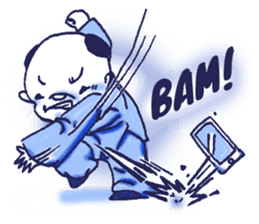 The Cheerful Karako in Sasebo, Nagasaki sticker #8429415