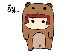 Fancy girl happy sticker #8429704