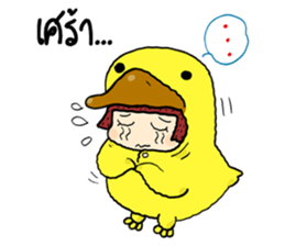 Fancy girl happy sticker #8429708