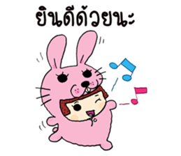 Fancy girl happy sticker #8429709