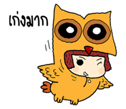 Fancy girl happy sticker #8429710