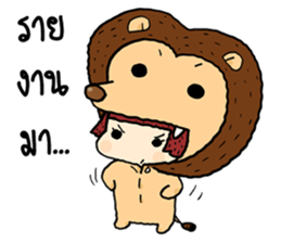 Fancy girl happy sticker #8429713