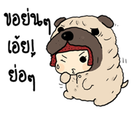 Fancy girl happy sticker #8429717