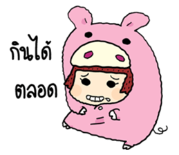 Fancy girl happy sticker #8429730