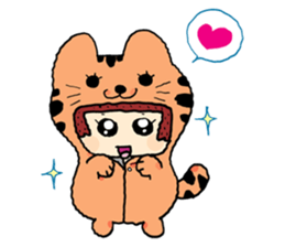 Fancy girl happy sticker #8429734