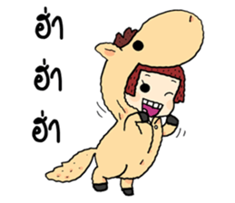 Fancy girl happy sticker #8429735