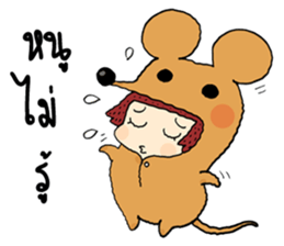 Fancy girl happy sticker #8429736