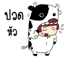 Fancy girl happy sticker #8429738