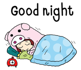 Fancy girl happy sticker #8429739