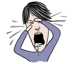 Sportsman and Ugly woman sticker #8429842