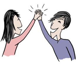 Sportsman and Ugly woman sticker #8429850