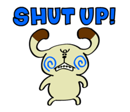 Crossed eyes! Returnee animals.(Vol.2) sticker #8430587